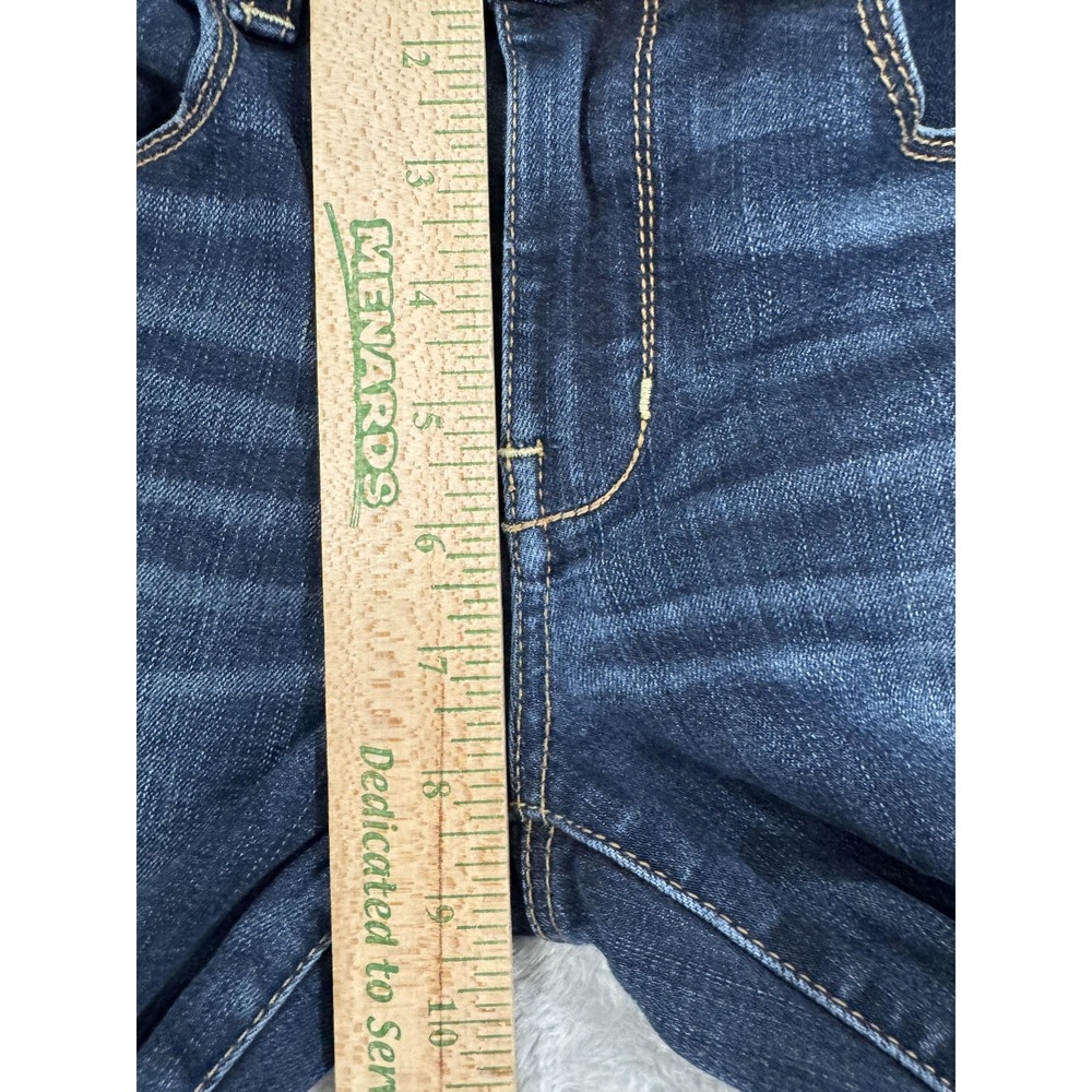 American Eagle Outfitters Jeans‎ Womens 8 Blue Skinny Viscose Stretch Whiskered - Picture 15 of 16